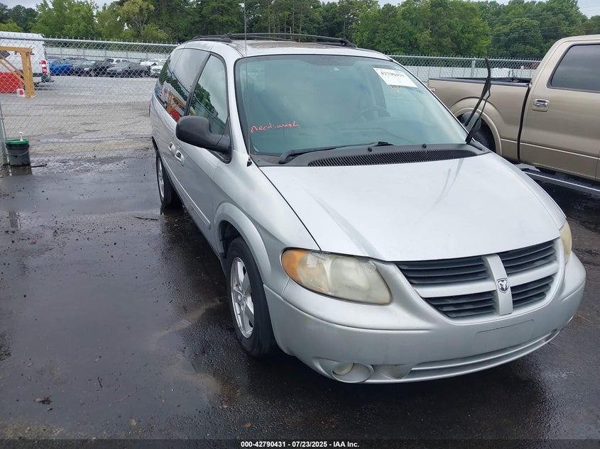 2D4GP44L75R456132 2005 Dodge Grand Caravan Sxt auction photo 1