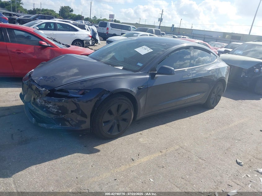 Vin: 5yj3e1ea2sf911828, lot: 43284199, tesla model 3 long range rear-wheel drive 20252