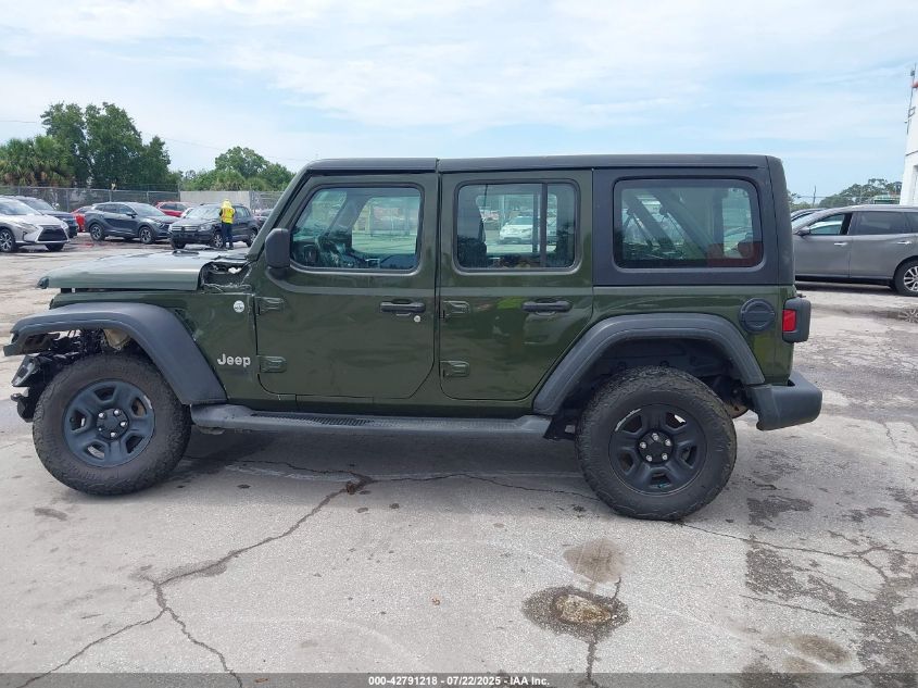 2021 Jeep Wrangler Unlimited Sport 4X4 VIN: 1C4HJXDNXMW553207 Lot: 42791218