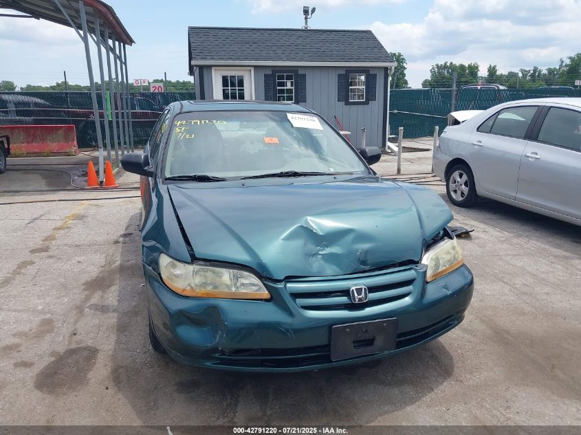 2002 Honda Accord 3.0 Ex VIN: 1HGCG16552A022527 Lot: 42791220