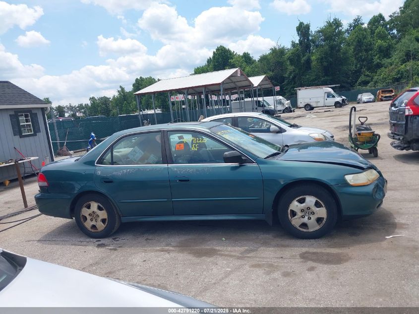 2002 Honda Accord 3.0 Ex VIN: 1HGCG16552A022527 Lot: 42791220