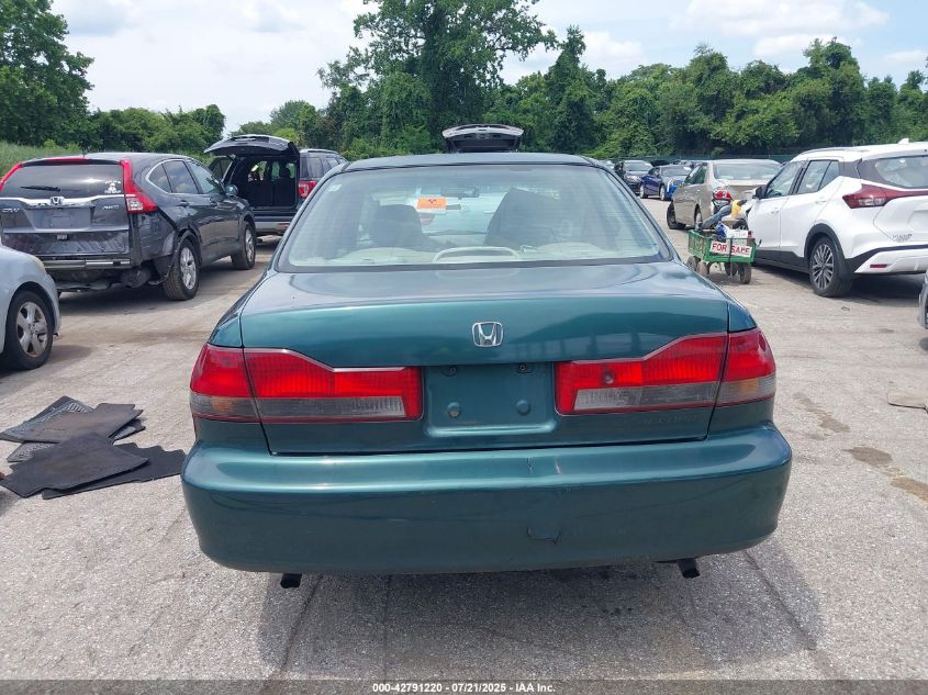 2002 Honda Accord 3.0 Ex VIN: 1HGCG16552A022527 Lot: 42791220