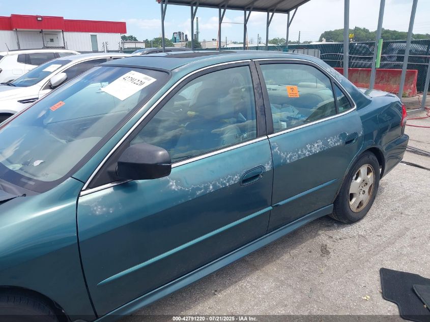 2002 Honda Accord 3.0 Ex VIN: 1HGCG16552A022527 Lot: 42791220