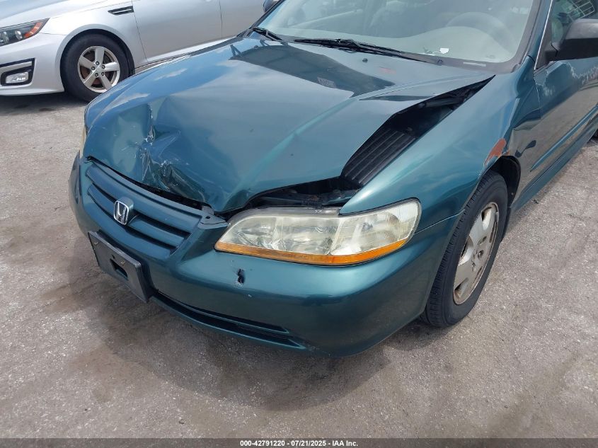 2002 Honda Accord 3.0 Ex VIN: 1HGCG16552A022527 Lot: 42791220