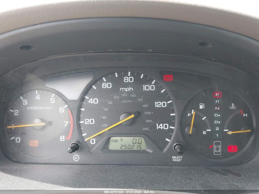 2002 Honda Accord 3.0 Ex VIN: 1HGCG16552A022527 Lot: 42791220