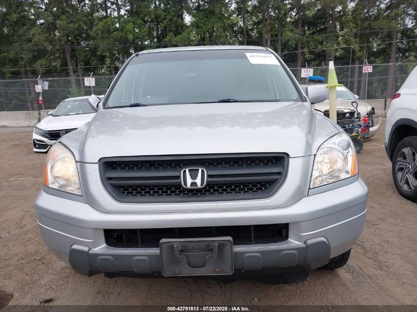 2004 Honda Pilot Ex-L VIN: 2HKYF18514H603376 Lot: 42791813