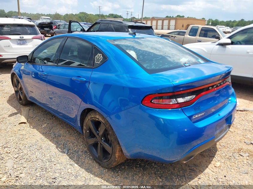 Vin: 1c3cdfbbxfd242285, lot: 43285255, dodge dart sxt 20153