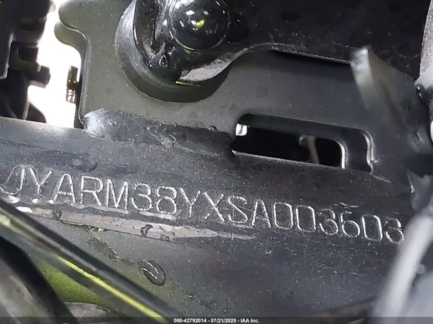 2025 Yamaha Yzfr7 VIN: JYARM38YXSA003603 Lot: 42792014