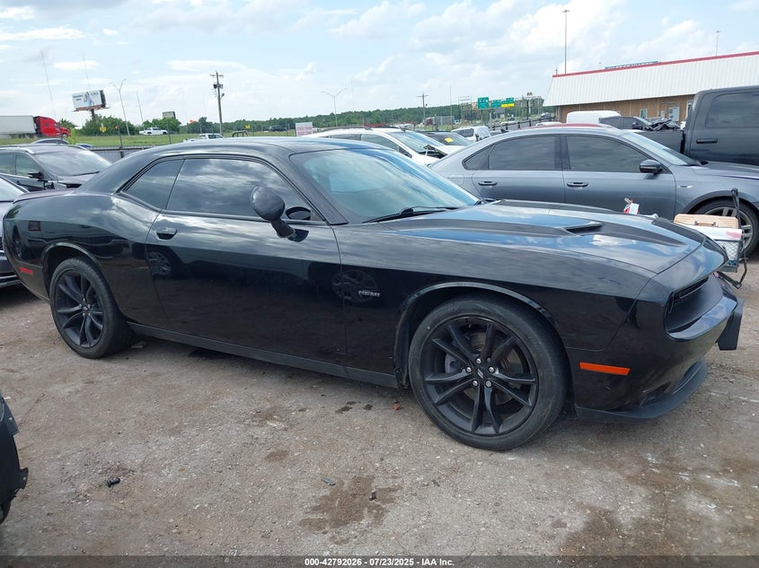2018 Dodge Challenger 5.7 R t Black Lot 111042792026 Vin 2C3CDZBT0JH288245