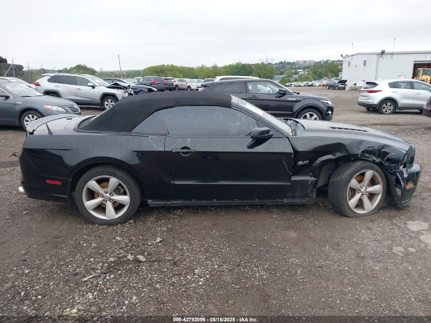 2013 Ford Mustang Gt Premium VIN: 1ZVBP8FF9D5242869 Lot: 42792096