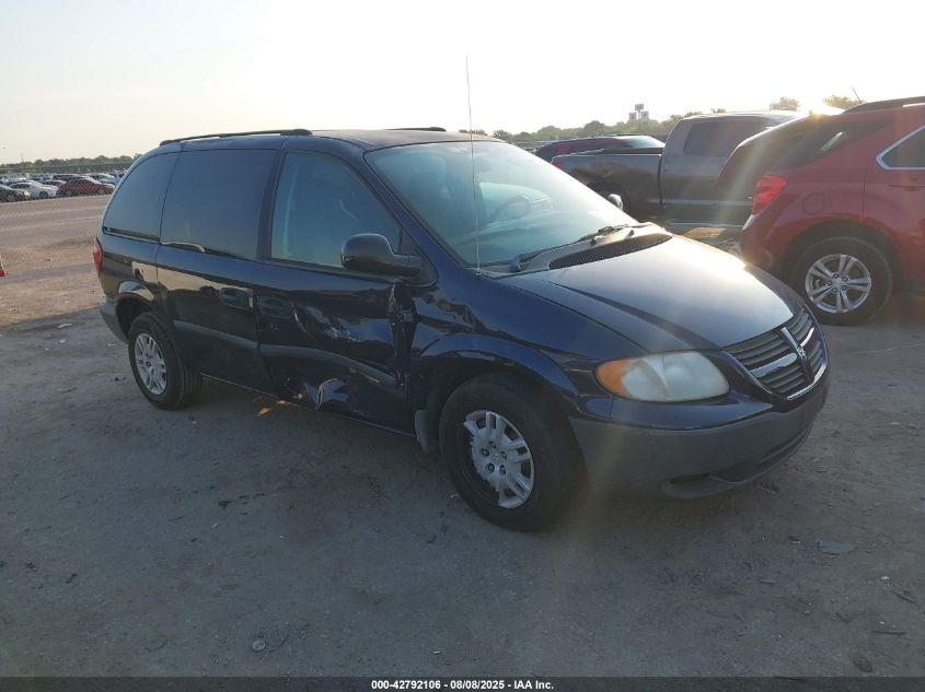 2005 Dodge Caravan Se blue van gasoline 1D4GP25R75B306088 photo #1