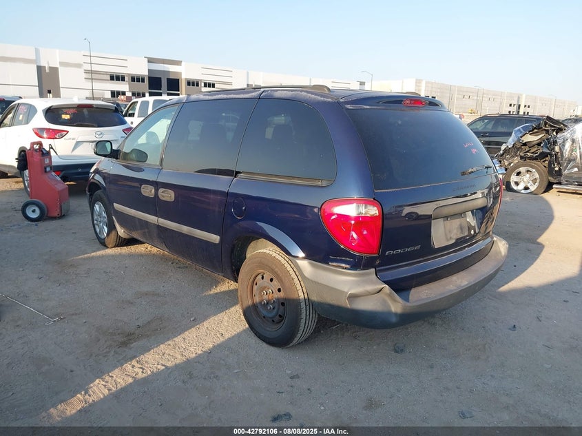 2005 Dodge Caravan Se blue van gasoline 1D4GP25R75B306088 photo #4