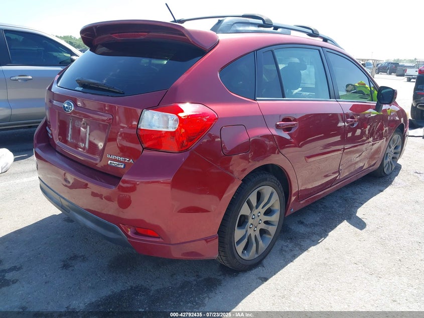 2013 SUBARU IMPREZA 2.0I SPORT LIMITED - JF1GPAS6XD2832219