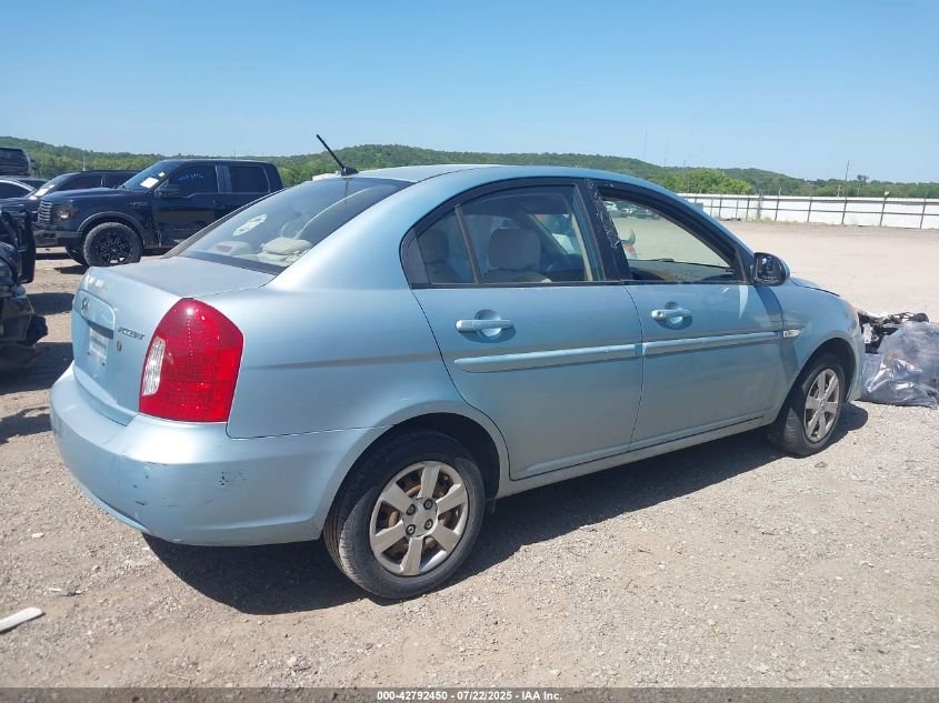2007 Hyundai Accent Gls VIN: KMHCN46C37U113625 Lot: 42792450