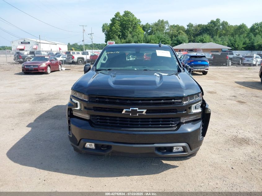 2021 Chevrolet Silverado 1500 4Wd Double Cab Standard Bed Rst VIN: 1GCRYEED7MZ199008 Lot: 42792534
