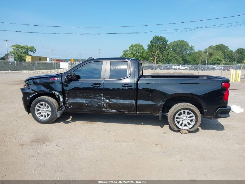 2021 Chevrolet Silverado 1500 4Wd Double Cab Standard Bed Rst VIN: 1GCRYEED7MZ199008 Lot: 42792534