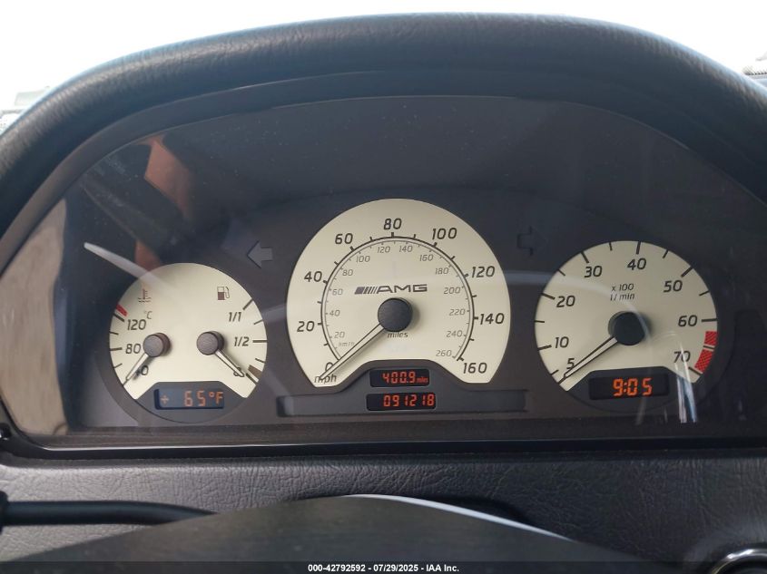 1999 Mercedes-Benz C 43 VIN: WDBHA33G3XF876044 Lot: 42792592