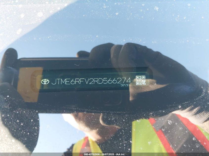 2024 Toyota Rav4 Hybrid Xse VIN: JTME6RFV2RD566274 Lot: 42792906