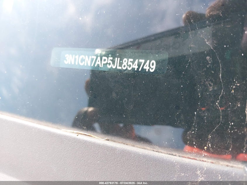 2018 NISSAN VERSA 1.6 SV - 3N1CN7AP5JL854749
