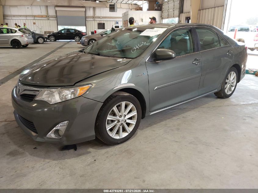 2014 TOYOTA CAMRY HYBRID XLE - 4T1BD1FK2EU100463