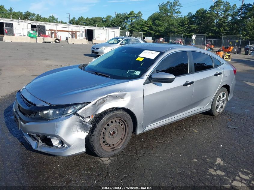 2020 Honda Civic Lx VIN: 2HGFC2F67LH572970 Lot: 42793314