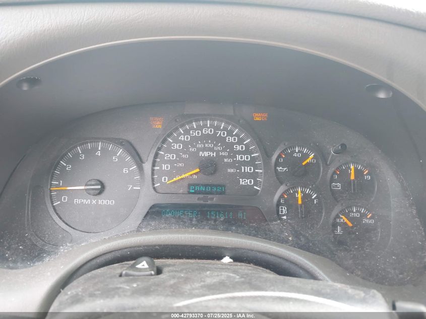 2003 Chevrolet Trailblazer Ext Lt VIN: 1GNET16P236217808 Lot: 42793370