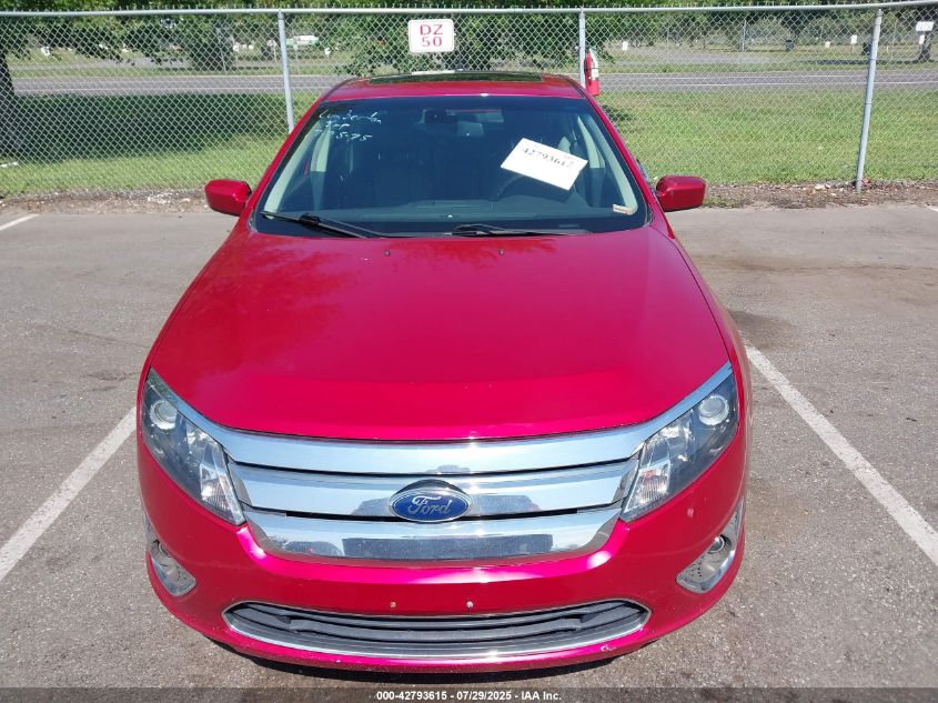 2012 Ford Fusion Sel VIN: 3FAHP0JA3CR180753 Lot: 42793615