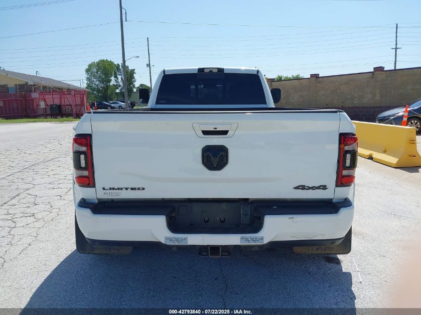 2022 Ram 3500 Limited 4X4 8' Box VIN: 3C63RRRL6NG376846 Lot: 42793840