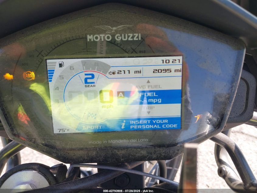 2023 Moto Guzzi V85 Tt Guardia D'onore VIN: ZGUKYUE0XPM000282 Lot: 42793906