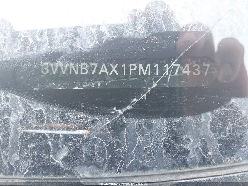 2023 Volkswagen Tiguan 2.0T Se VIN: 3VVNB7AX1PM117437 Lot: 42794043