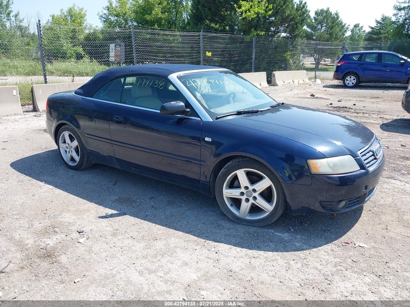 WAUAC48H85K005601 2005 Audi A4 1.8T auction photo 1