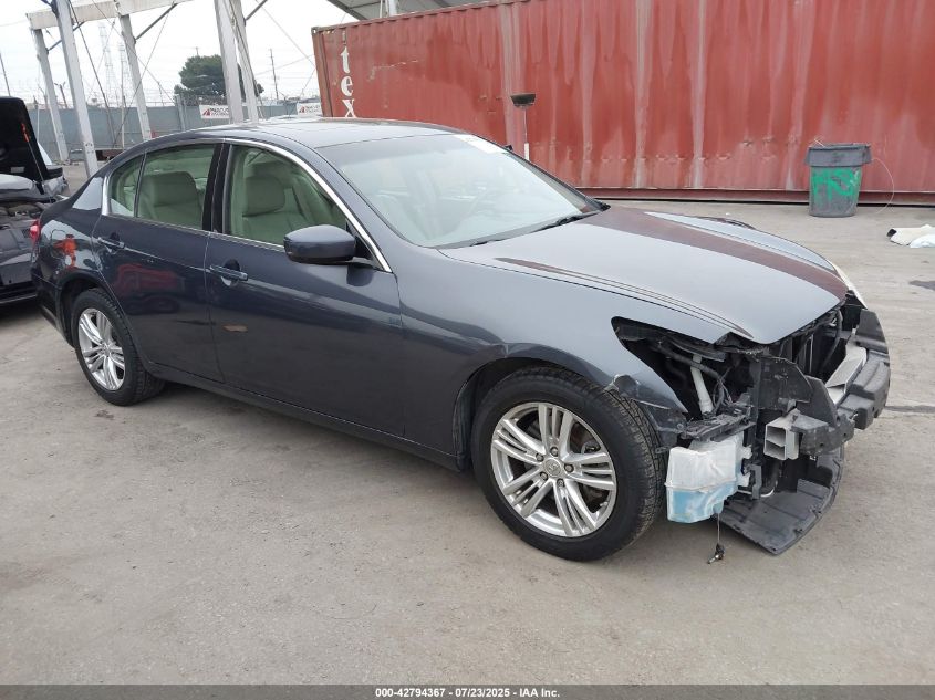 2012 Infiniti G37X VIN: JN1CV6AR8CM977658 Lot: 42794367