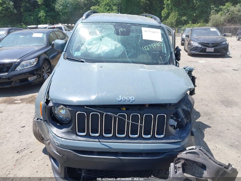 2018 Jeep Renegade Latitude 4X4 VIN: ZACCJBBB8JPH16516 Lot: 42794413