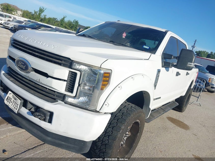 Vin: 1ft7w2bt6jeb13147, lot: 43287926, ford f-250 xlt 20182
