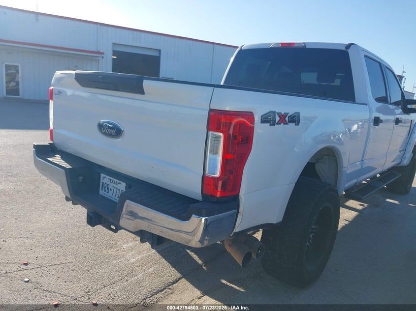 Vin: 1ft7w2bt6jeb13147, lot: 43287926, ford f-250 xlt 20184