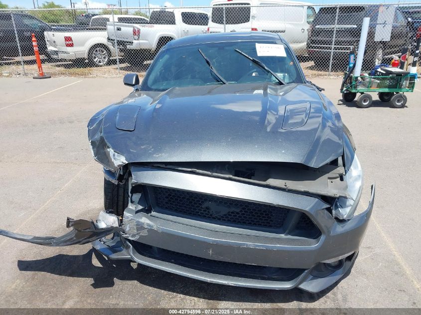 2016 Ford Mustang Gt Premium VIN: 1FA6P8CF1G5252332 Lot: 42794596