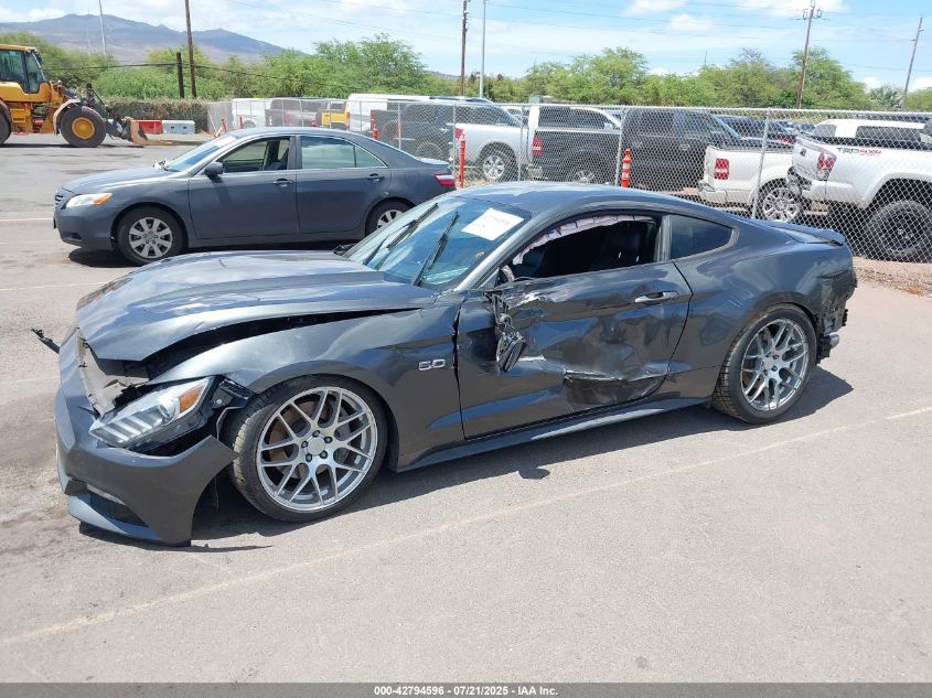 2016 Ford Mustang Gt Premium VIN: 1FA6P8CF1G5252332 Lot: 42794596