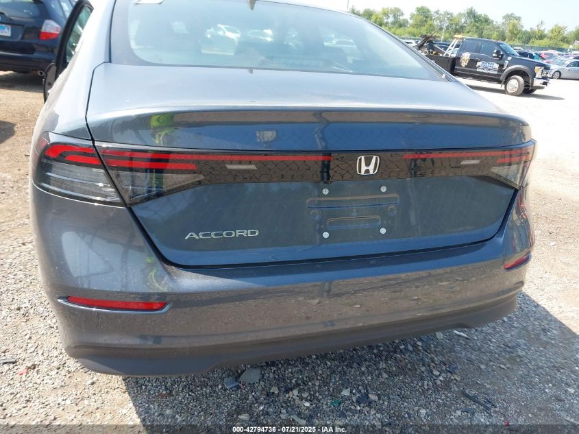 2024 Honda Accord Lx VIN: 1HGCY1F22RA090586 Lot: 42794736