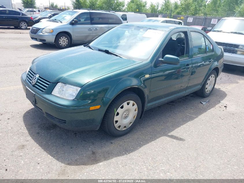 1999 Volkswagen Jetta Gl Tdi VIN: 3VWRF29M1XM039823 Lot: 42794753