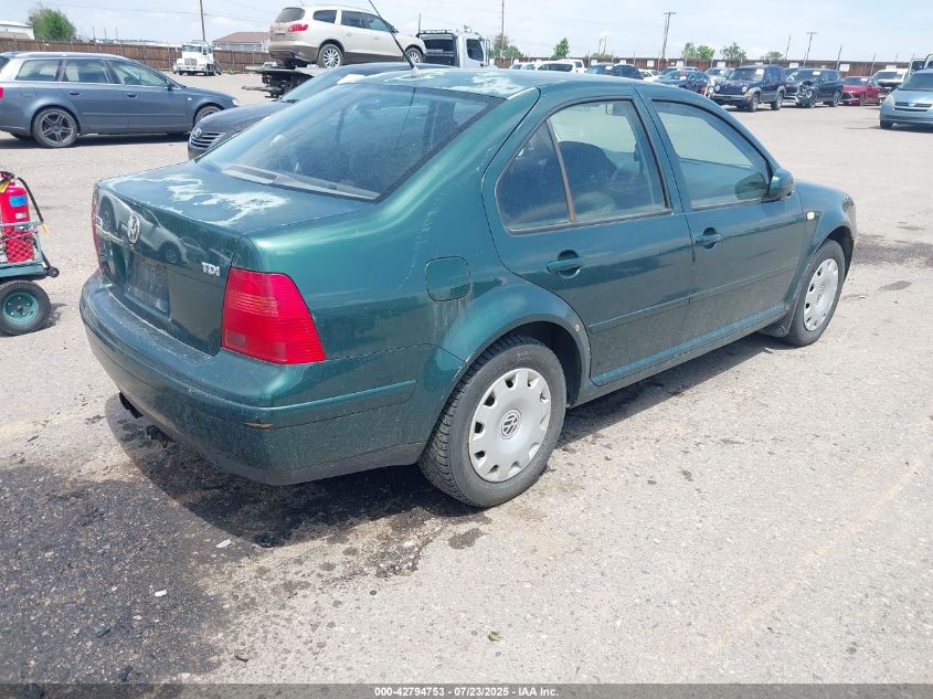1999 Volkswagen Jetta Gl Tdi VIN: 3VWRF29M1XM039823 Lot: 42794753