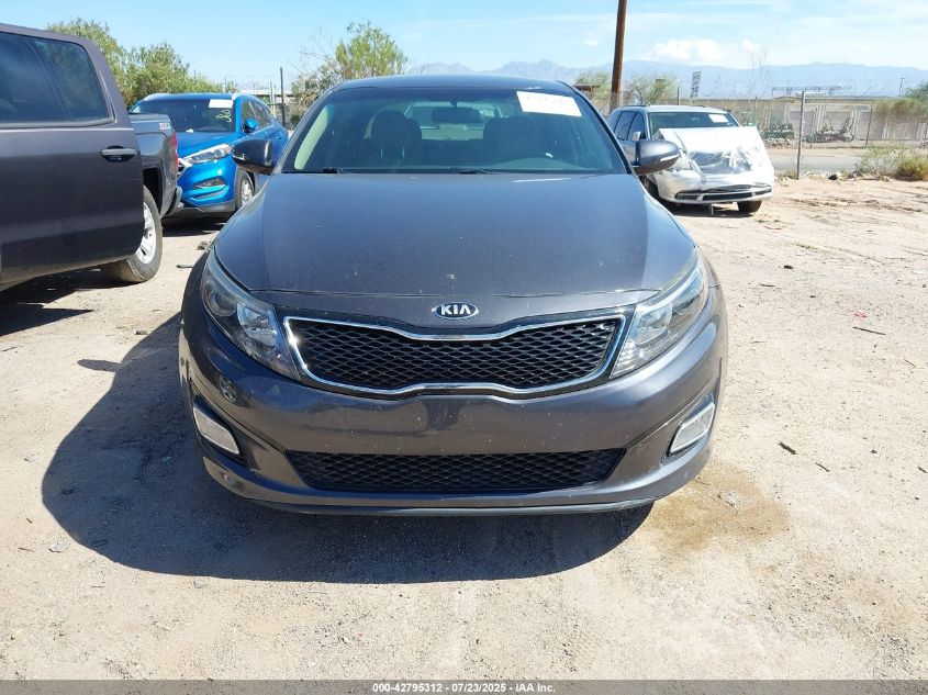 2015 Kia Optima Lx VIN: 5XXGM4A76FG475326 Lot: 42795312