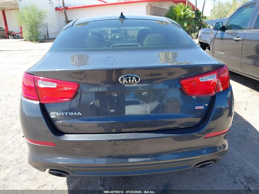2015 Kia Optima Lx VIN: 5XXGM4A76FG475326 Lot: 42795312
