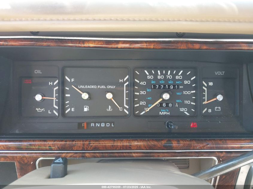 1990 Chrysler New Yorker C-Body Landau VIN: 1C3XC66R0LD832406 Lot: 42795359