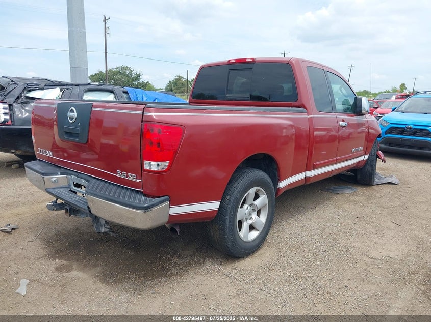 2005 Nissan Titan Se VIN: 1N6BA06A05N548514 Lot: 42795467