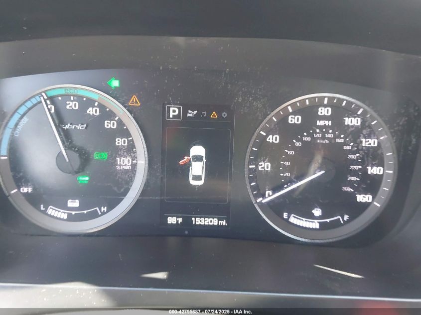 2016 Hyundai Sonata Hybrid Se VIN: KMHE24L13GA011747 Lot: 42795687