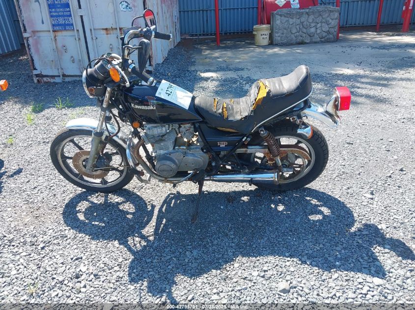 1981 Kawasaki Kz440 D VIN: JKAKZHD10BB507580 Lot: 42795701