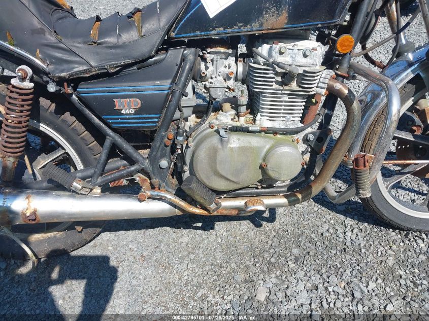 1981 Kawasaki Kz440 D VIN: JKAKZHD10BB507580 Lot: 42795701