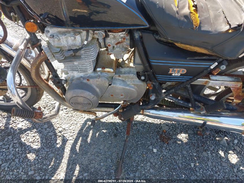 1981 Kawasaki Kz440 D VIN: JKAKZHD10BB507580 Lot: 42795701