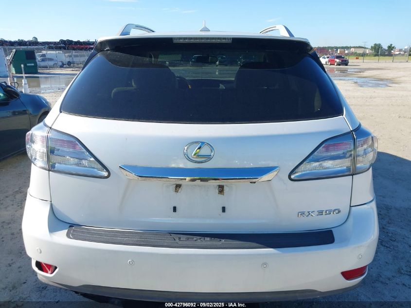 2011 Lexus Rx 350 VIN: 2T2BK1BA8BC115237 Lot: 42796092