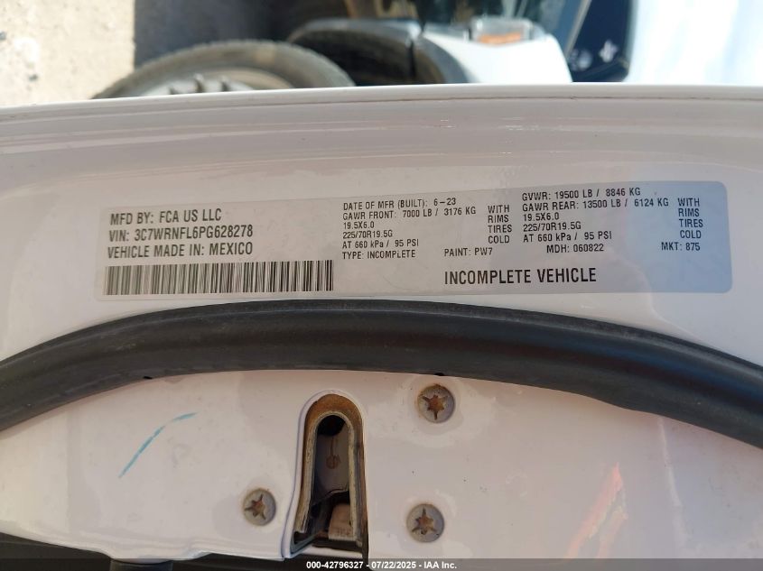 2023 Ram 5500 Chassis - 3C7WRNFL6PG628278